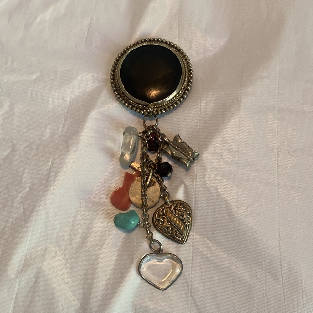 🩶 Sterling silver broach